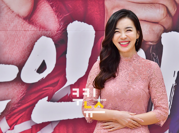 박선영, 얼굴에 가득한 상큼한 미소