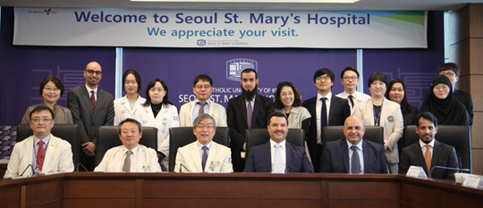 서울성모병원 찾은 쿠웨이트 보건부 장관