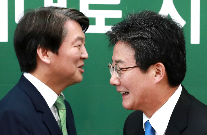 안철수·유승민 첫회동, 정책·선거 등 연대 논의