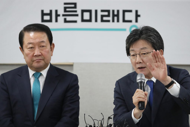 안철수 서울시장 출마설에 대해 유승민·박주선 공동대표 답변은
