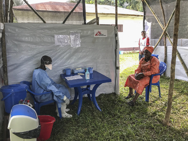 국경없는의사회, 민주콩고 교외 지역에서 에볼라 백신 접종 시작