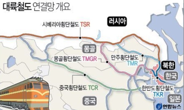 韓, ‘북한 동의’로 국제철도기구 가입…“유라시아 철도 운영 참가”