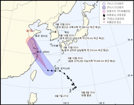 야속한 ‘야기’, 한국 피해 중국으로… 태풍 ‘리피’도 영향 없을 듯