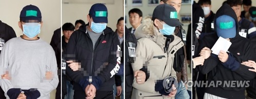 '인천 중학생 집단폭행 추락사' 가해자 4명 구속 송치