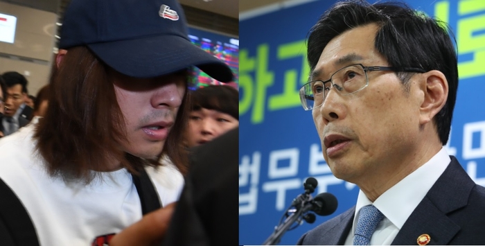 법무부 장관, 정준영 몰카 “가장 나쁜 범죄”…법정 최고형 불가피