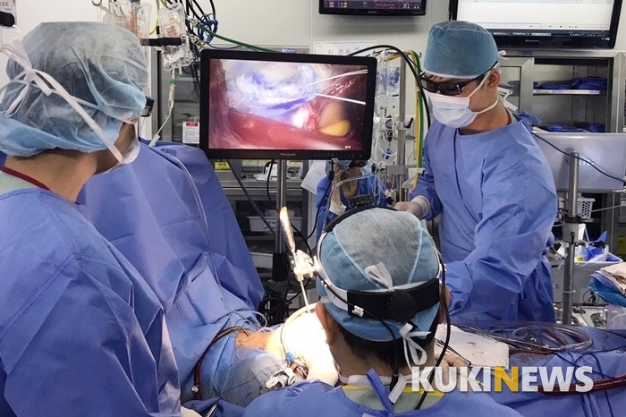 세종병원 유재석 과장팀, 3D 내시경 심장수술 100례 돌파