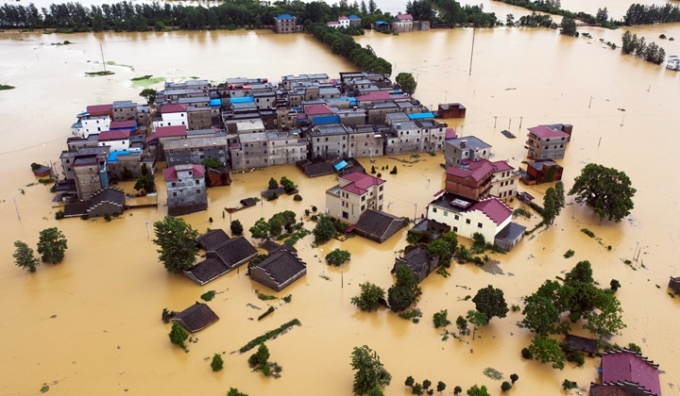 중국 홍수여파… 경제손실 14조원, 이재민 3800여만명 발생