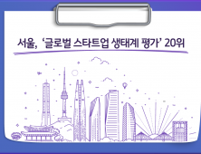 [쿠키T랩] 서울, '글로벌 스타트업 생태계평가' 20위