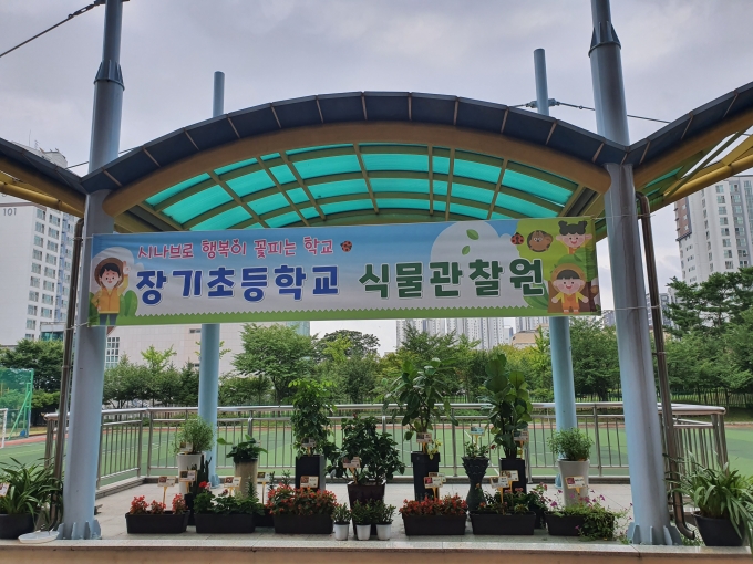 김포 장기초, 구령대를 생태학습장으로 조성