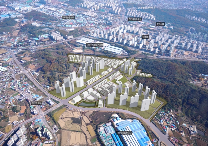 아산 신도시센트럴시티 도시개발사업, 구역지정·개발계획 수립 고시