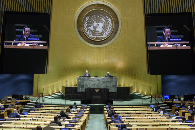 북한, 유엔총회서 비핵화 요구에 “내정간섭” 강력 반발