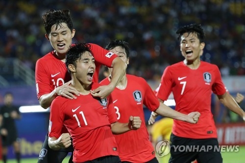 U-23 한국 축구, 중국에 1-0 승리..이동준 '극장골'