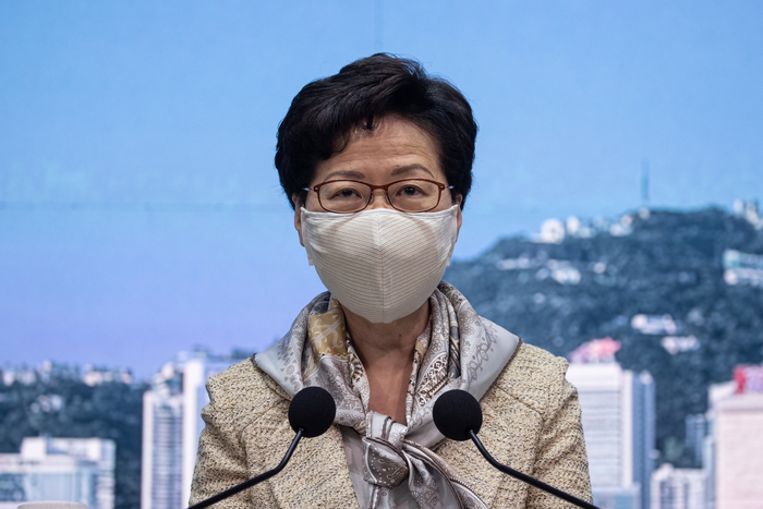 캐리 람 “국가보안법 환영…홍콩인, 법안 절대 지지”
