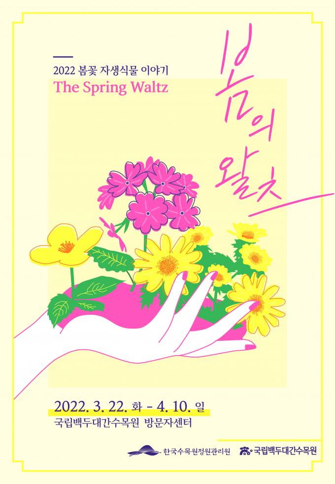 한국수목원정원관리원, 동양란-봄꽃 '봄의 왈츠'로 초대