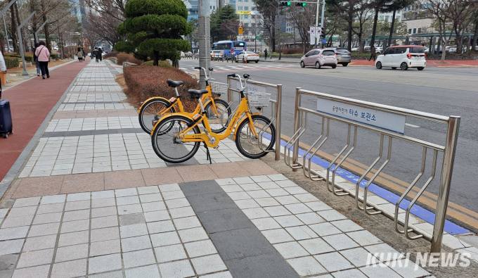 대전시 공영 자전거 '타슈' 매일 100대 고장