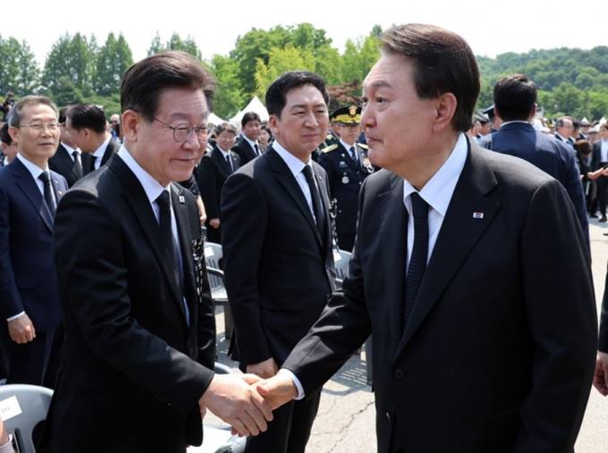 尹대통령-이재명 대표, 29일 용산에서 만난다