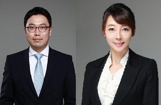 양지훈 네트워크 개발 총괄 이사(왼쪽)과 김은영 HR&GA 총괄 이사